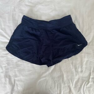 Nike Women's Dark Blue Athletic Shorts